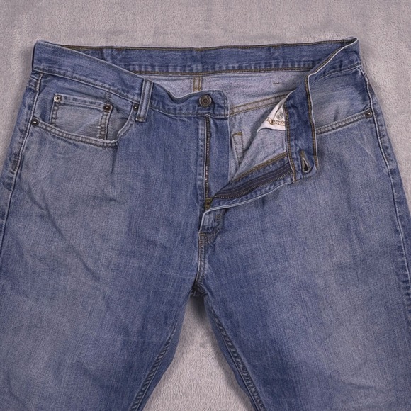 Mens 2014 Levi‎ 559 Relaxed Straight Jeans 36x29 Blue Denim R Tab (Tag 38x32) - Picture 7 of 16
